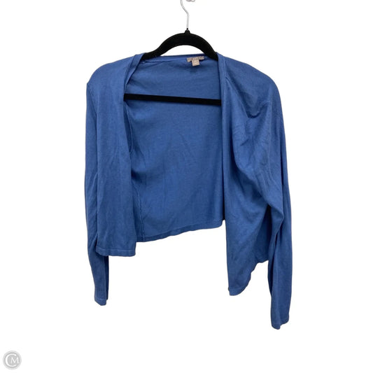 Sweater Cardigan By J. Jill In Blue, Size: Mp