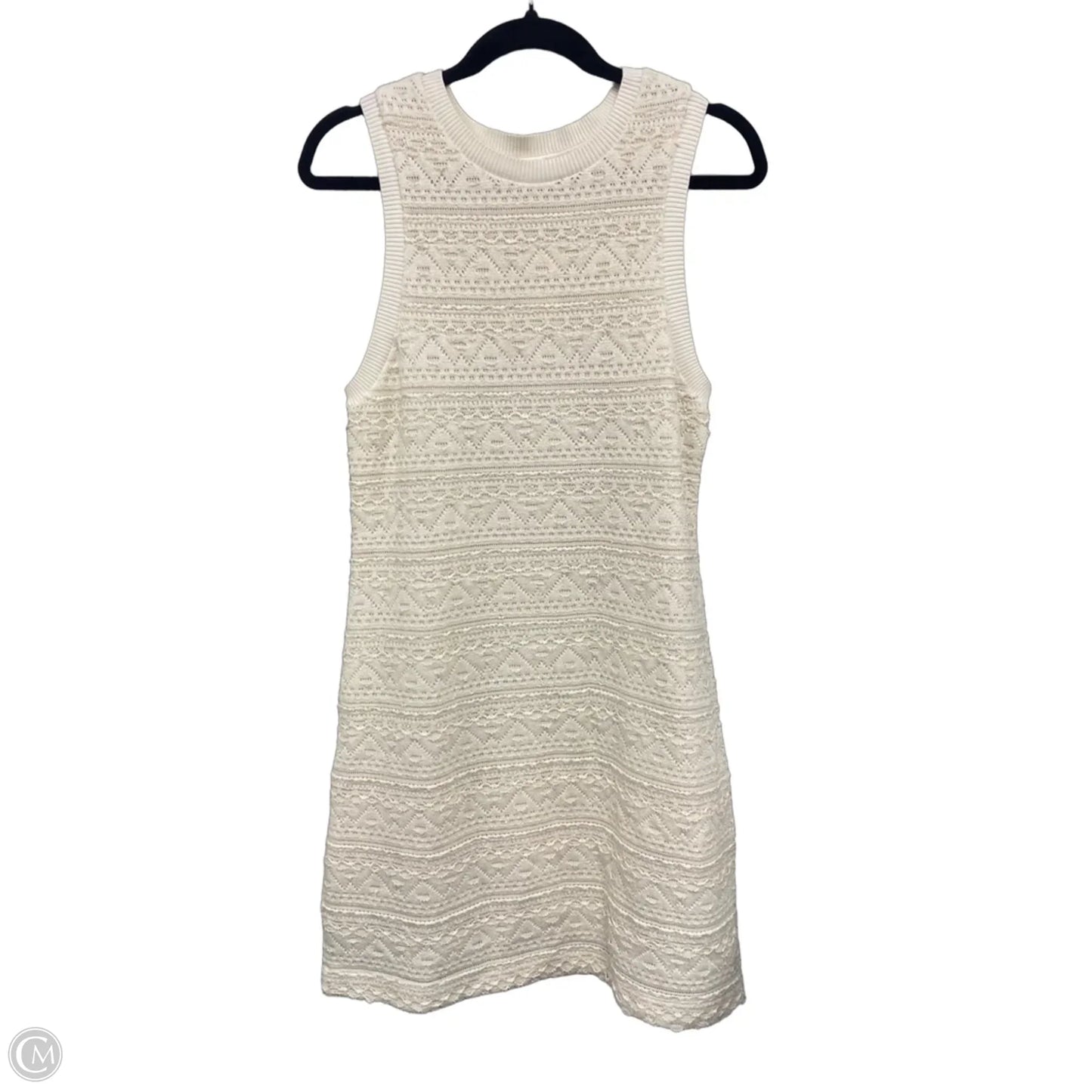 Dress Casual Short By Anthropologie In Cream, Size: L