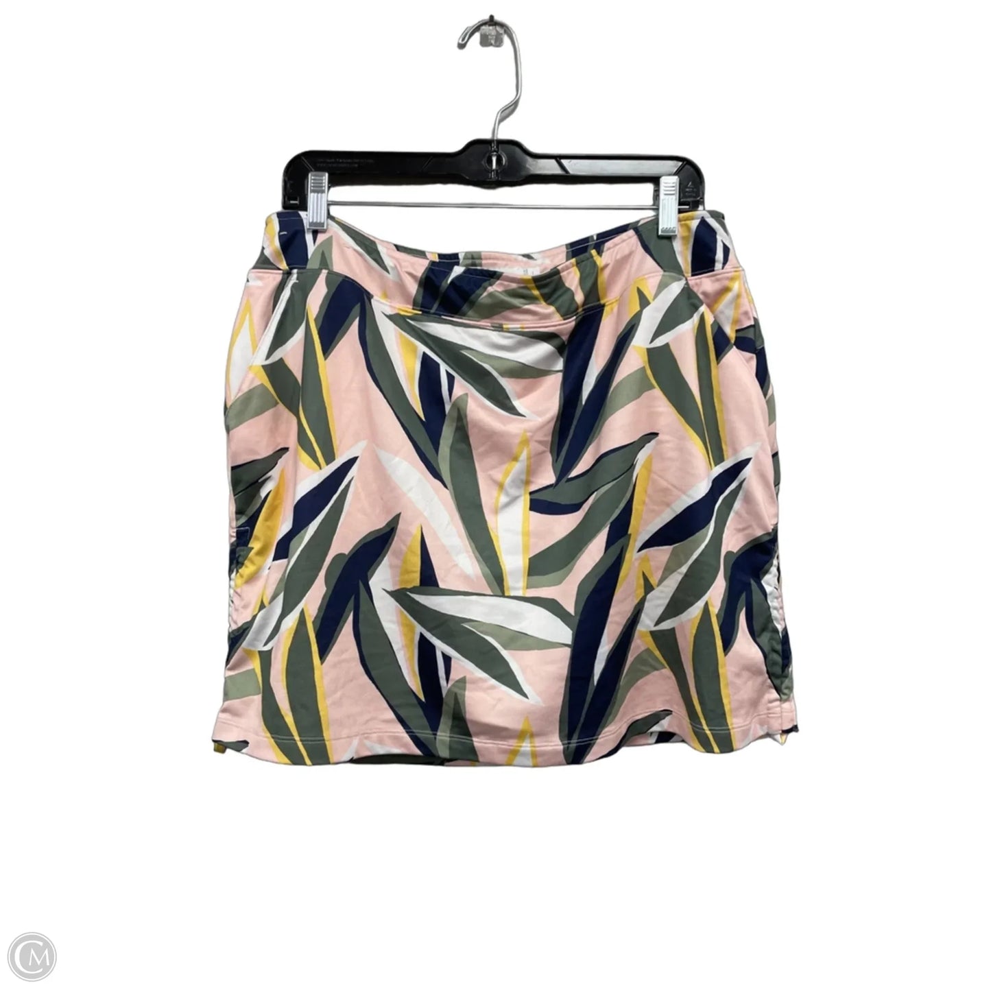 Skort By Lady Hagen In Green & Pink, Size: L