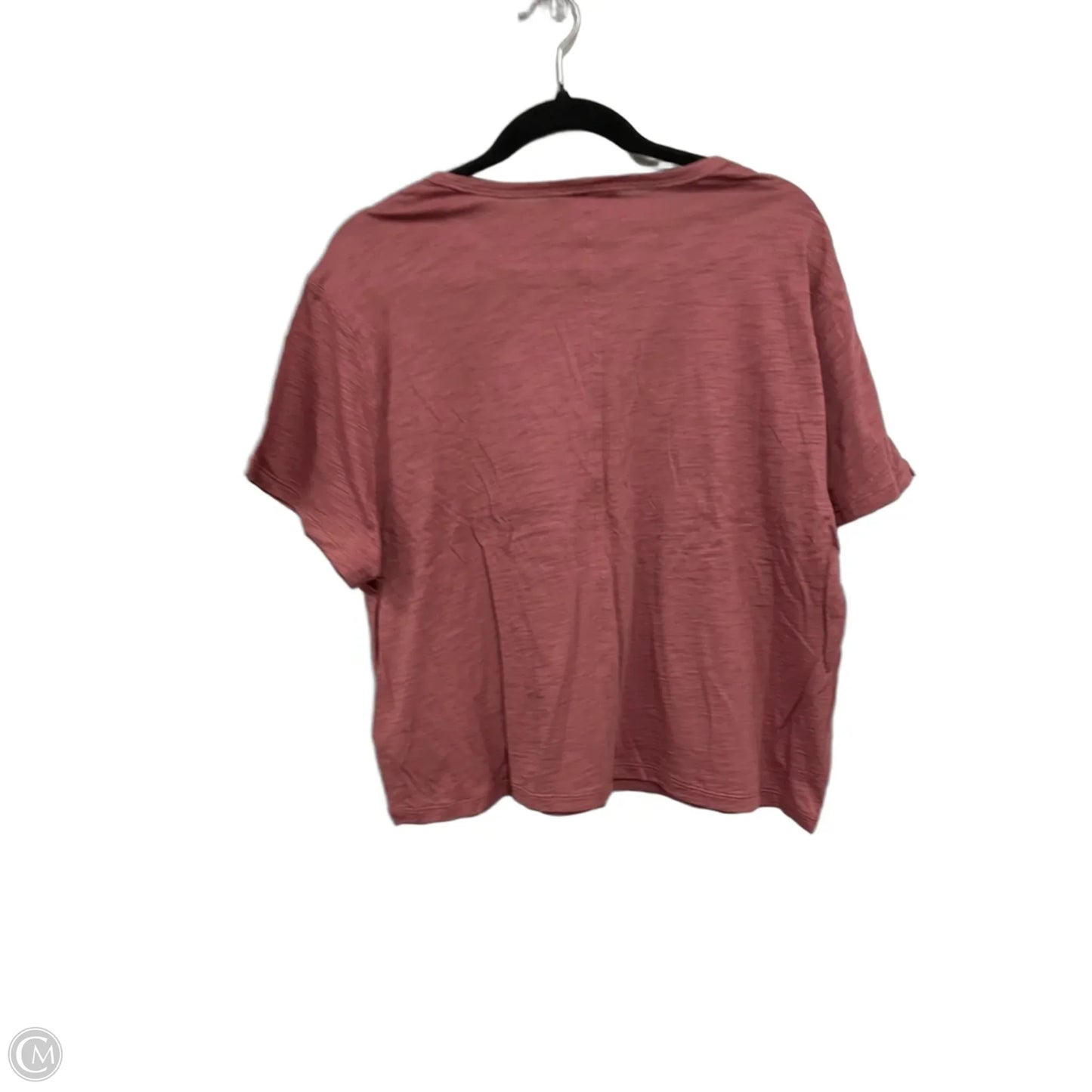 Athletic Top Short Sleeve By Athleta In Red, Size: Xl