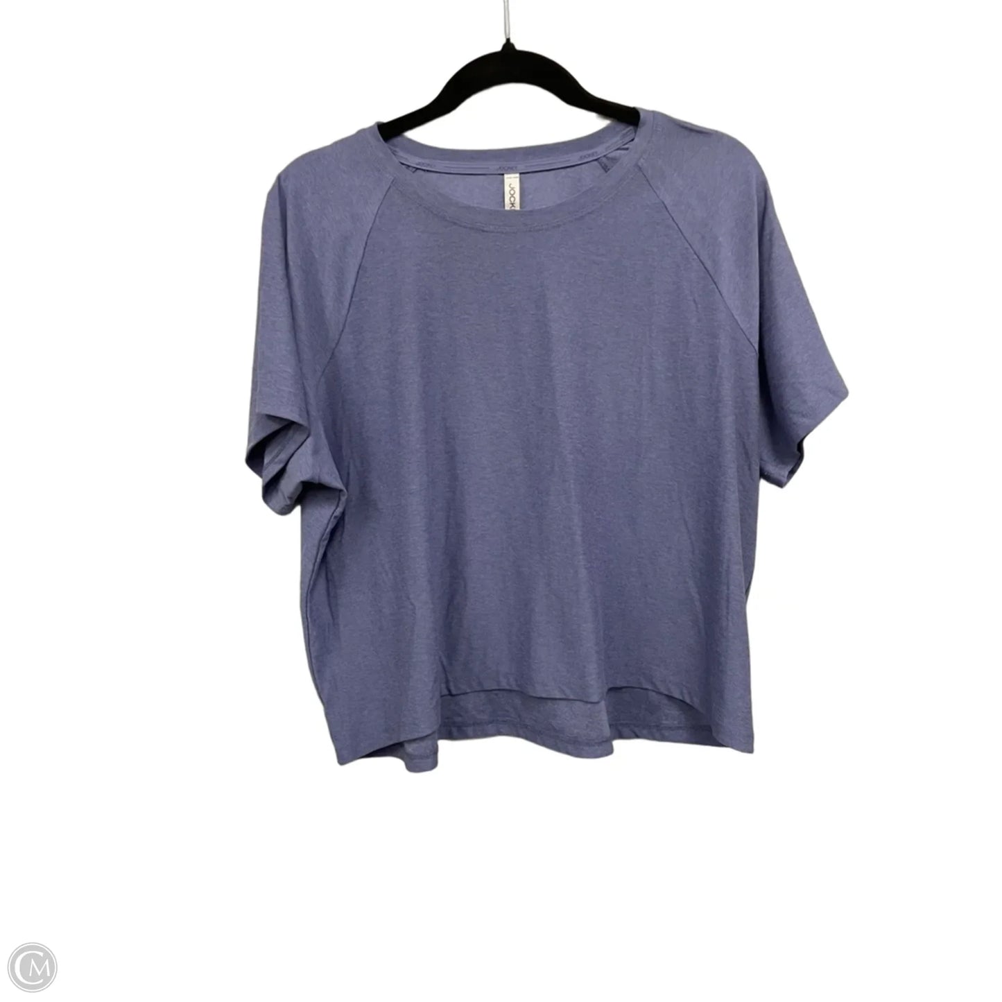 Athletic Top Short Sleeve By Jockey In Blue, Size: Xl
