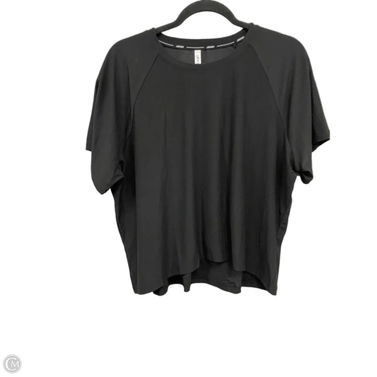 Athletic Top Short Sleeve By Jockey In Black, Size: Xl