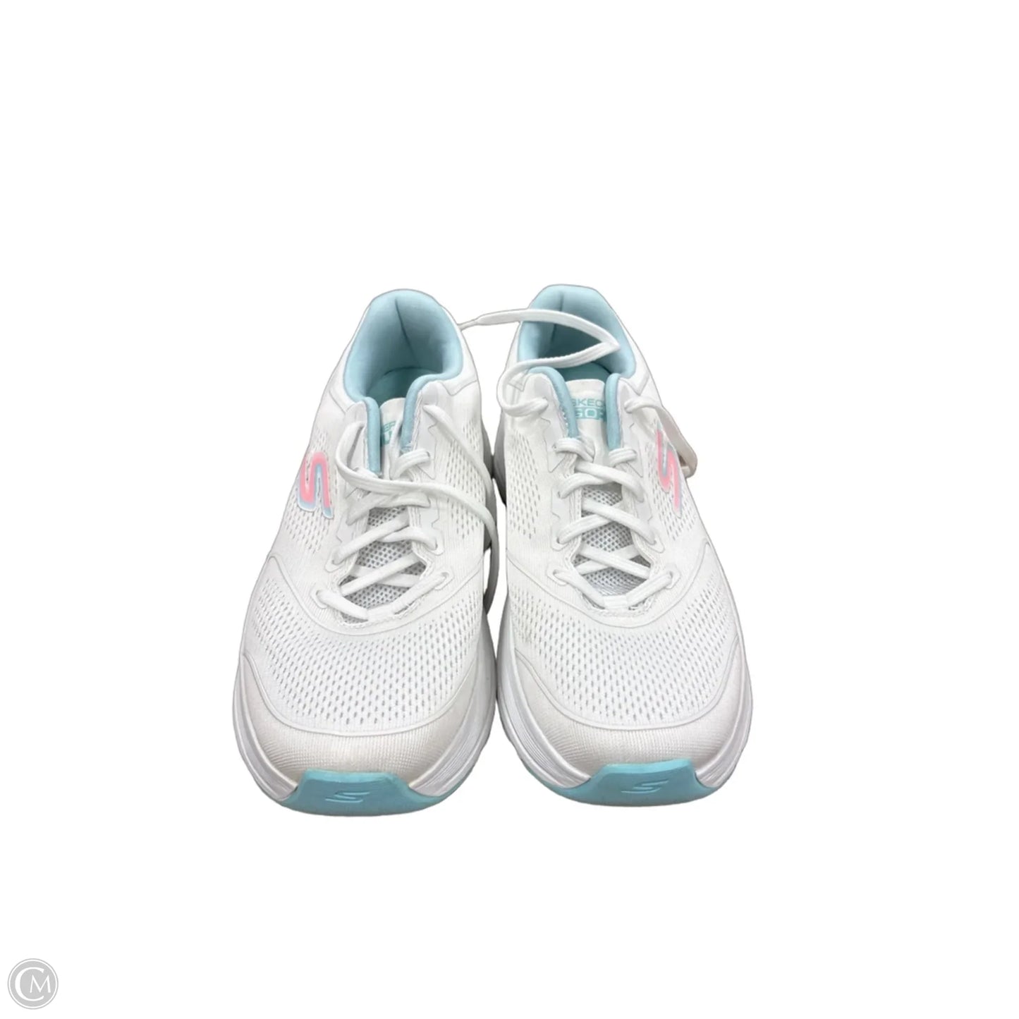 Shoes Athletic By Skechers In Black & White, Size: 10