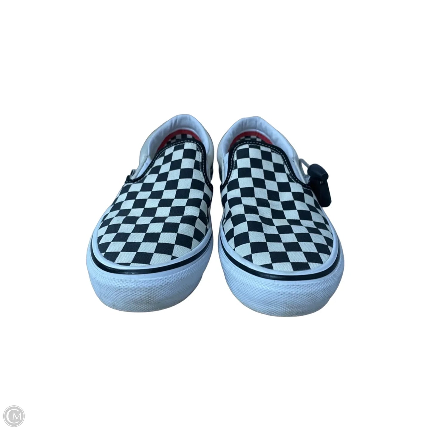 Shoes Sneakers By Vans In Black & White, Size: 10