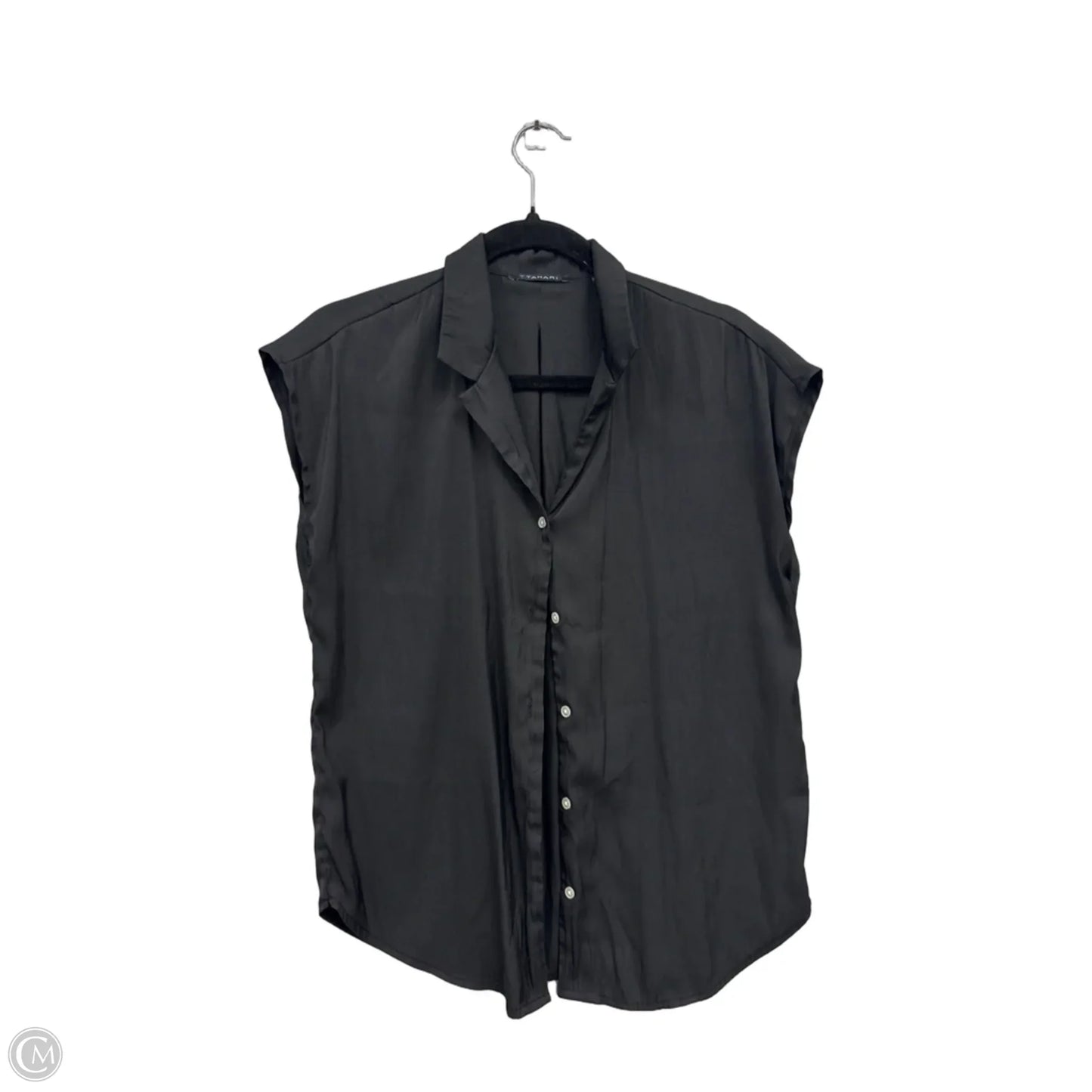 Top Short Sleeve By Tahari In Black, Size: M