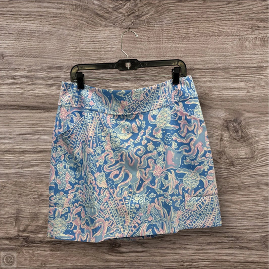Skirt Designer By Lilly Pulitzer In Blue & Purple, Size: 12