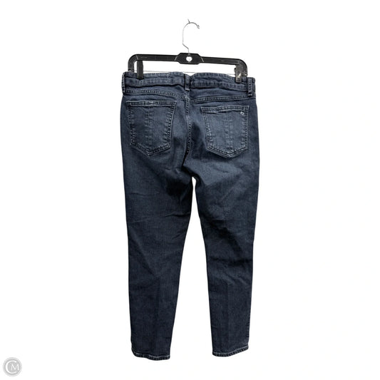 Jeans Skinny By Rag And Bone In Navy, Size: 4