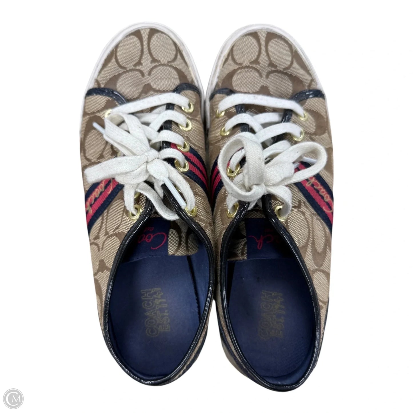 Shoes Designer By Coach In Brown, Size: 8