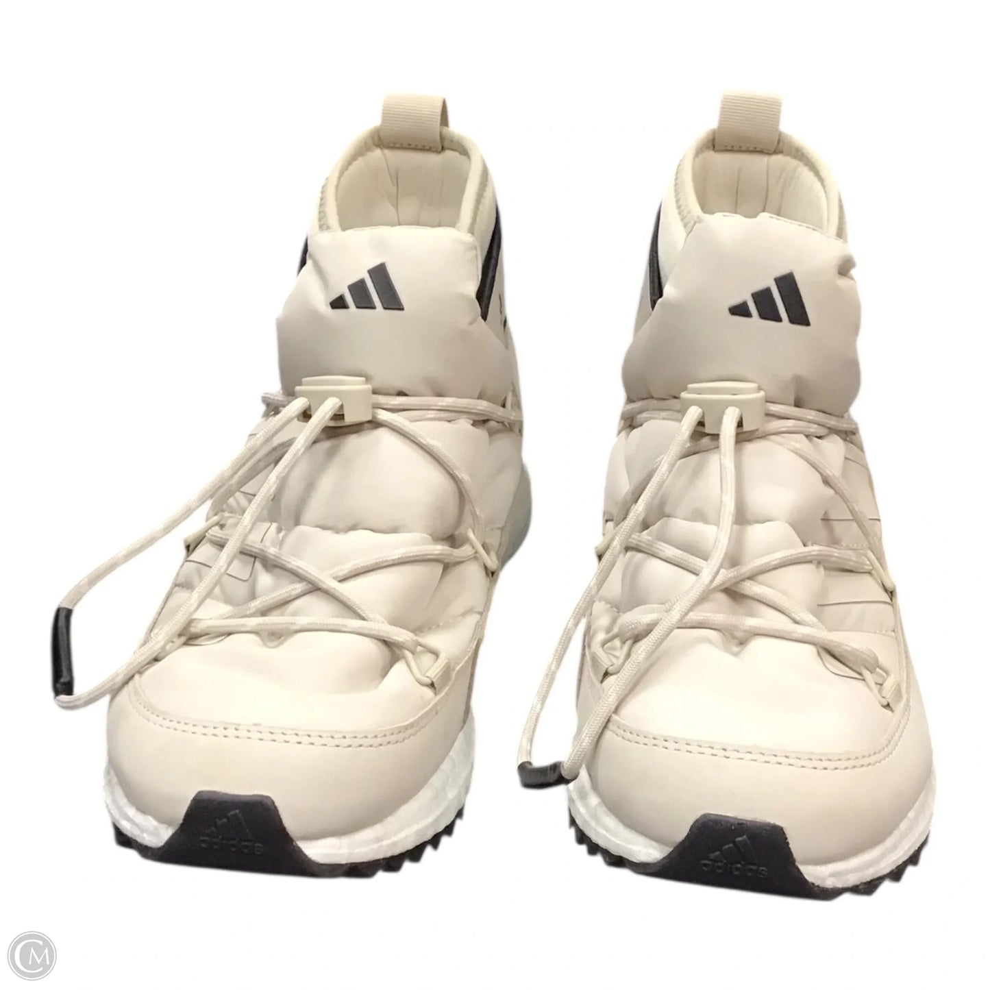 Shoes Sneakers By Adidas In Black & Tan, Size: 7