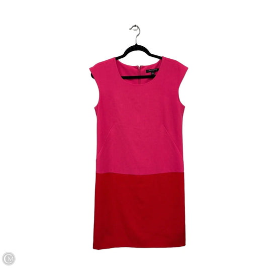 Dress Casual Short By Sharagano In Pink & Red, Size: 6