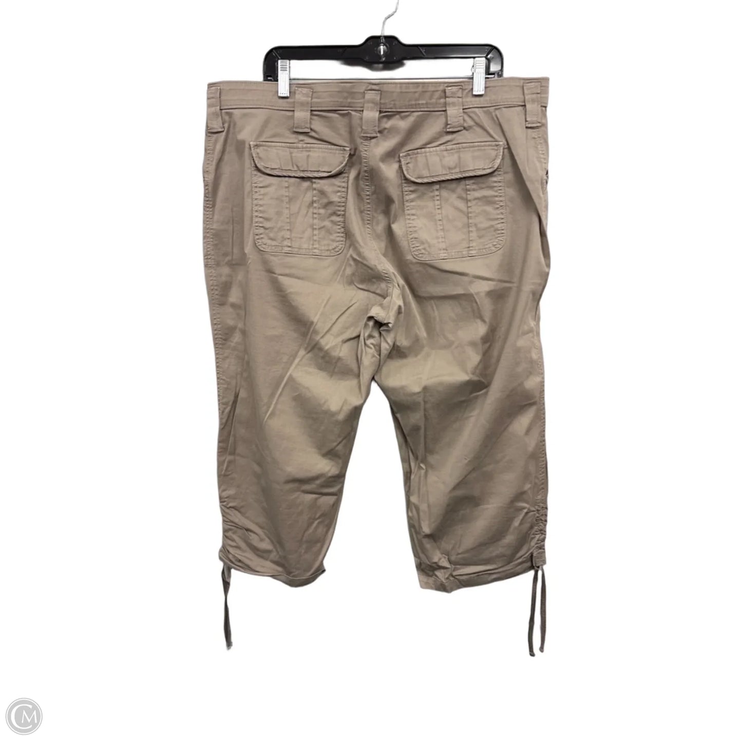 Pants Cropped By Lee In Brown, Size: 24