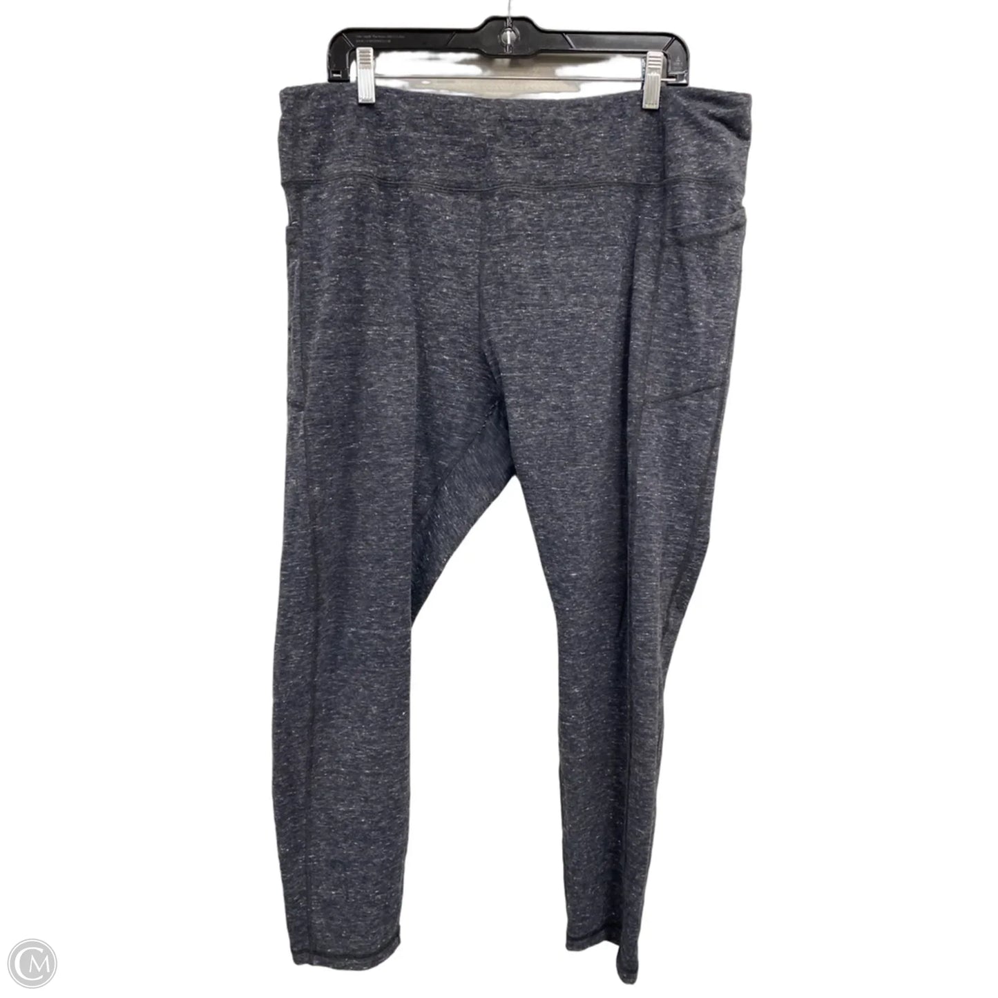 Athletic Leggings By Athletic Works In Grey, Size: 3x