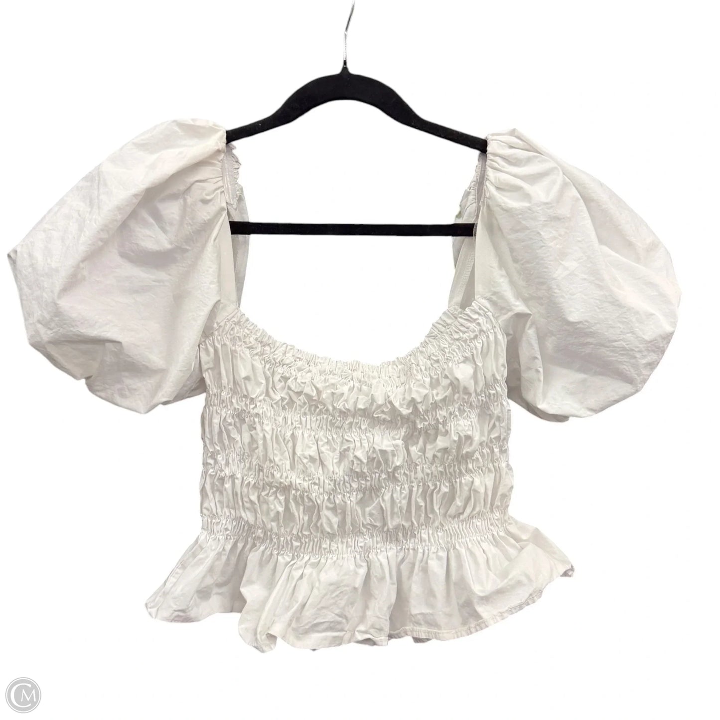 Top Short Sleeve By Astr The Label In White, Size: M