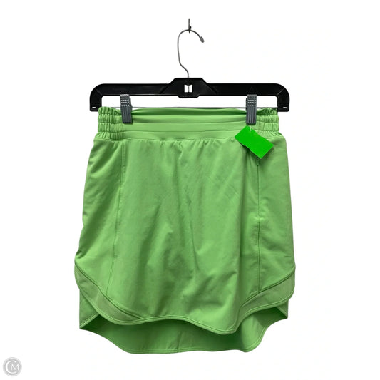 Athletic Shorts By Lululemon In Green, Size: 4