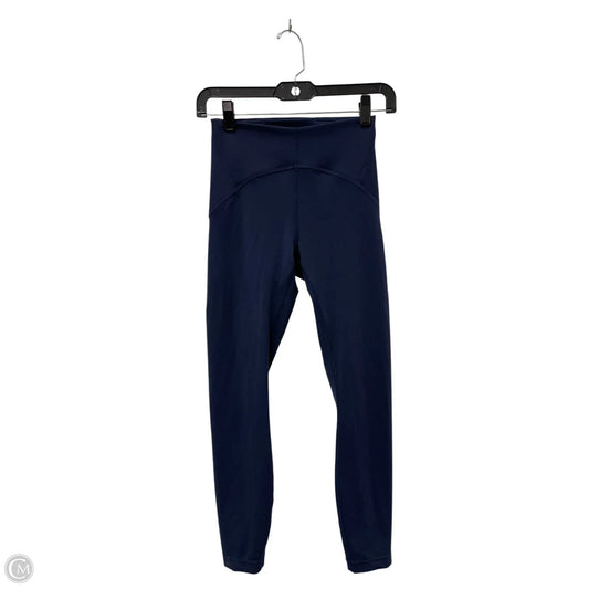 Athletic Leggings By Lululemon In Navy, Size: Xs