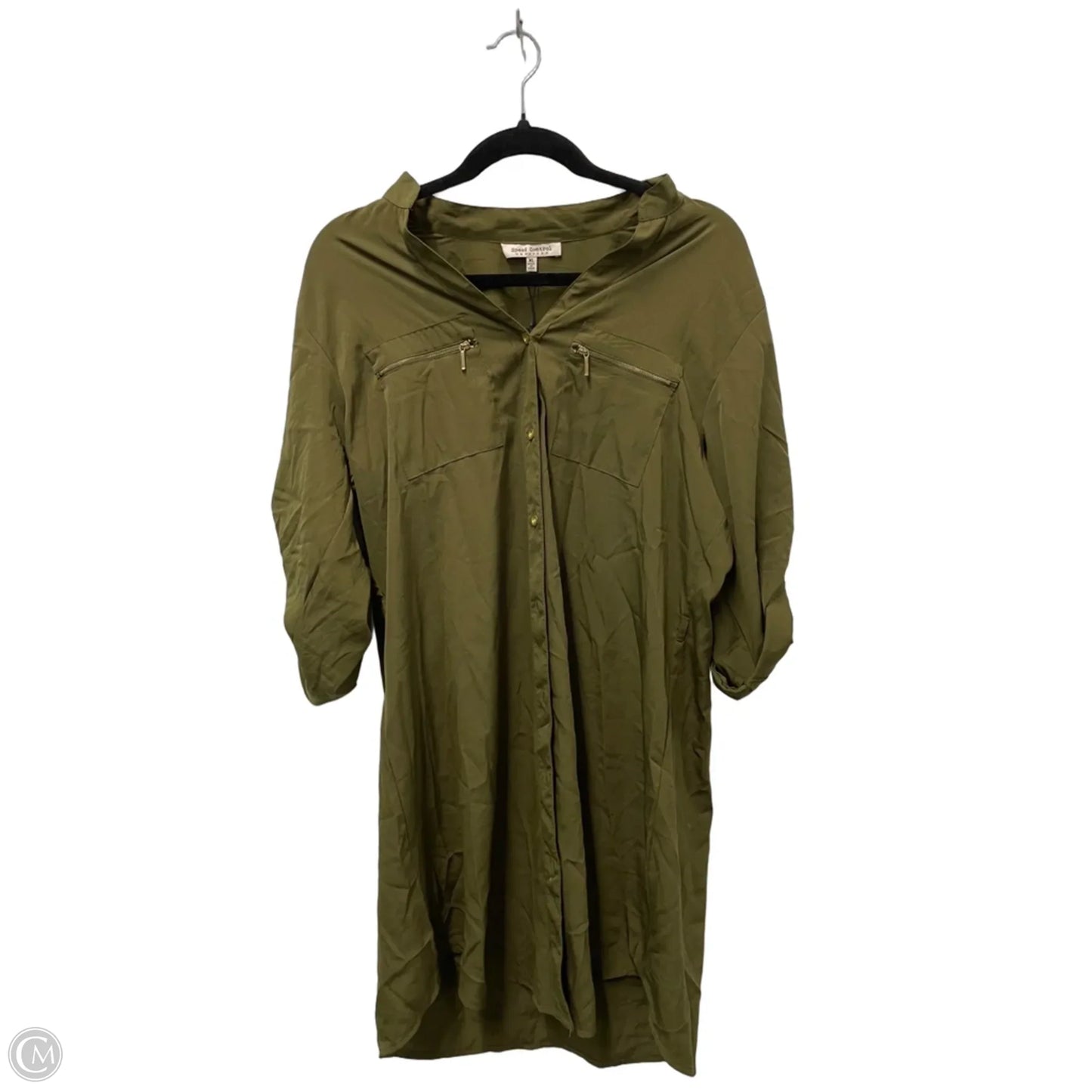 Dress Casual Short By Speed Control In Green, Size: Xl