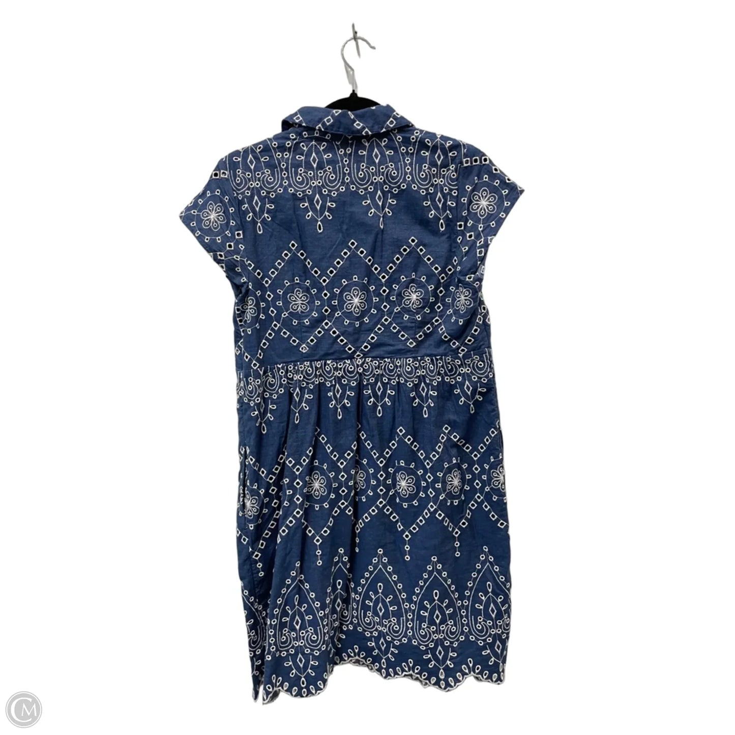 Dress Casual Short By J. Jill In Blue & White, Size: Sp
