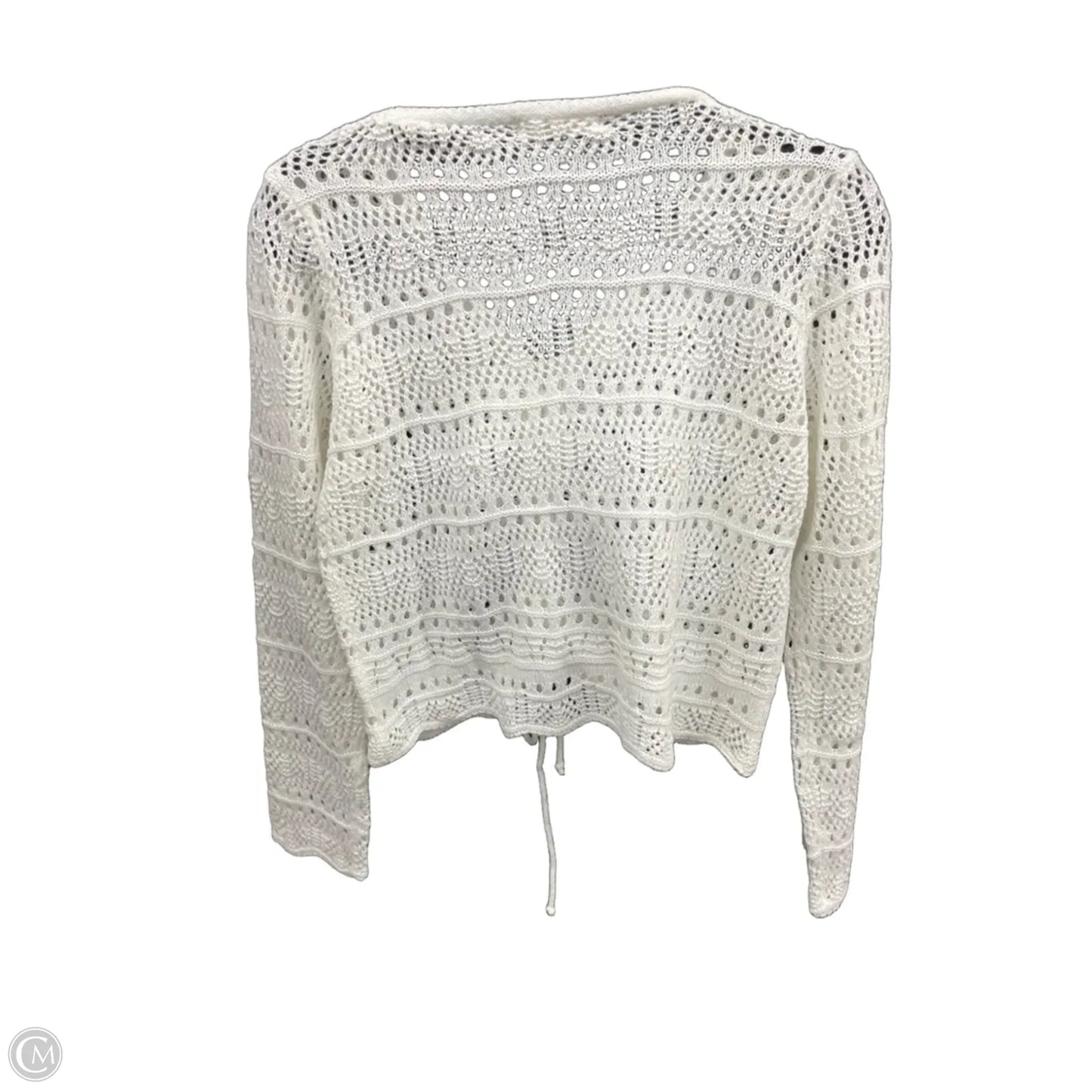 Top Long Sleeve By Jolie & Joy In White, Size: L