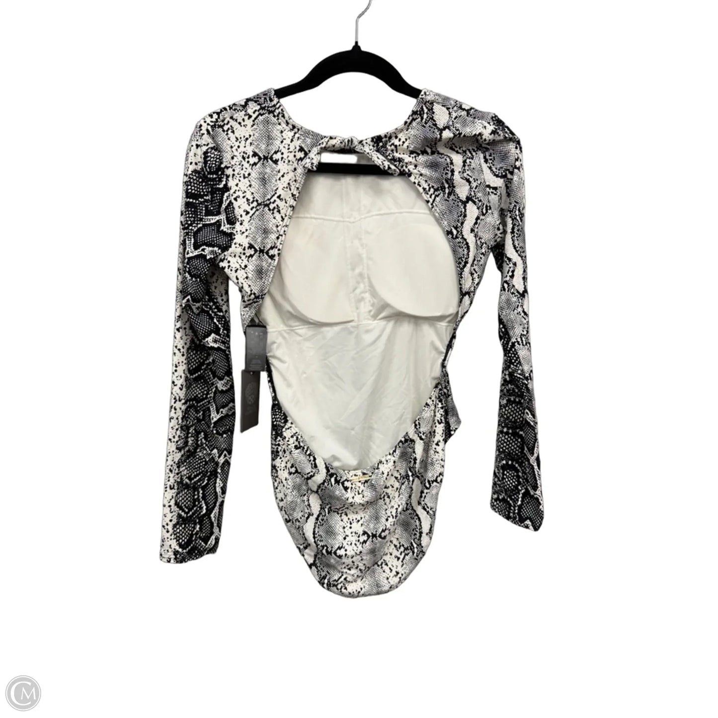 Swimsuit By Vince Camuto In Black & Cream, Size: 14