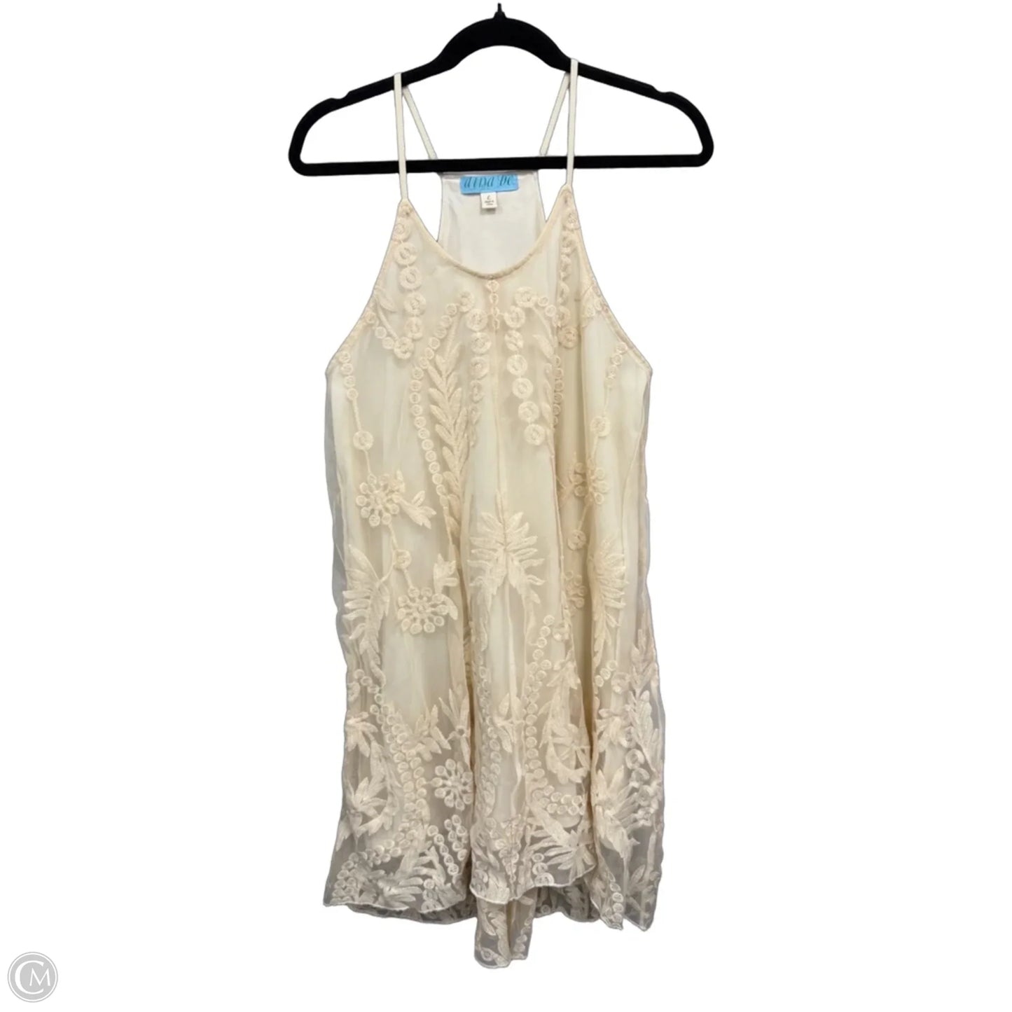 Dress Casual Short By Dina Be In Cream, Size: L