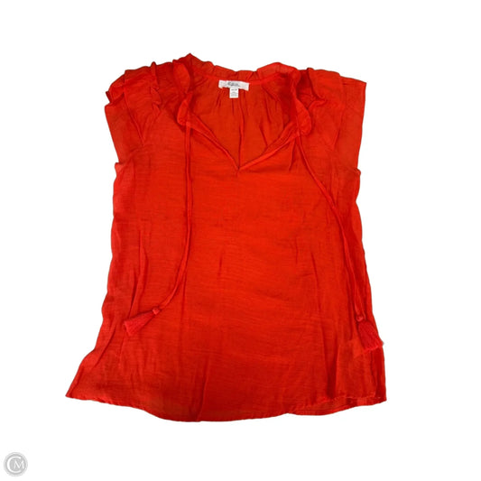 Top Sleeveless By Clothes Mentor In Orange, Size: Xs