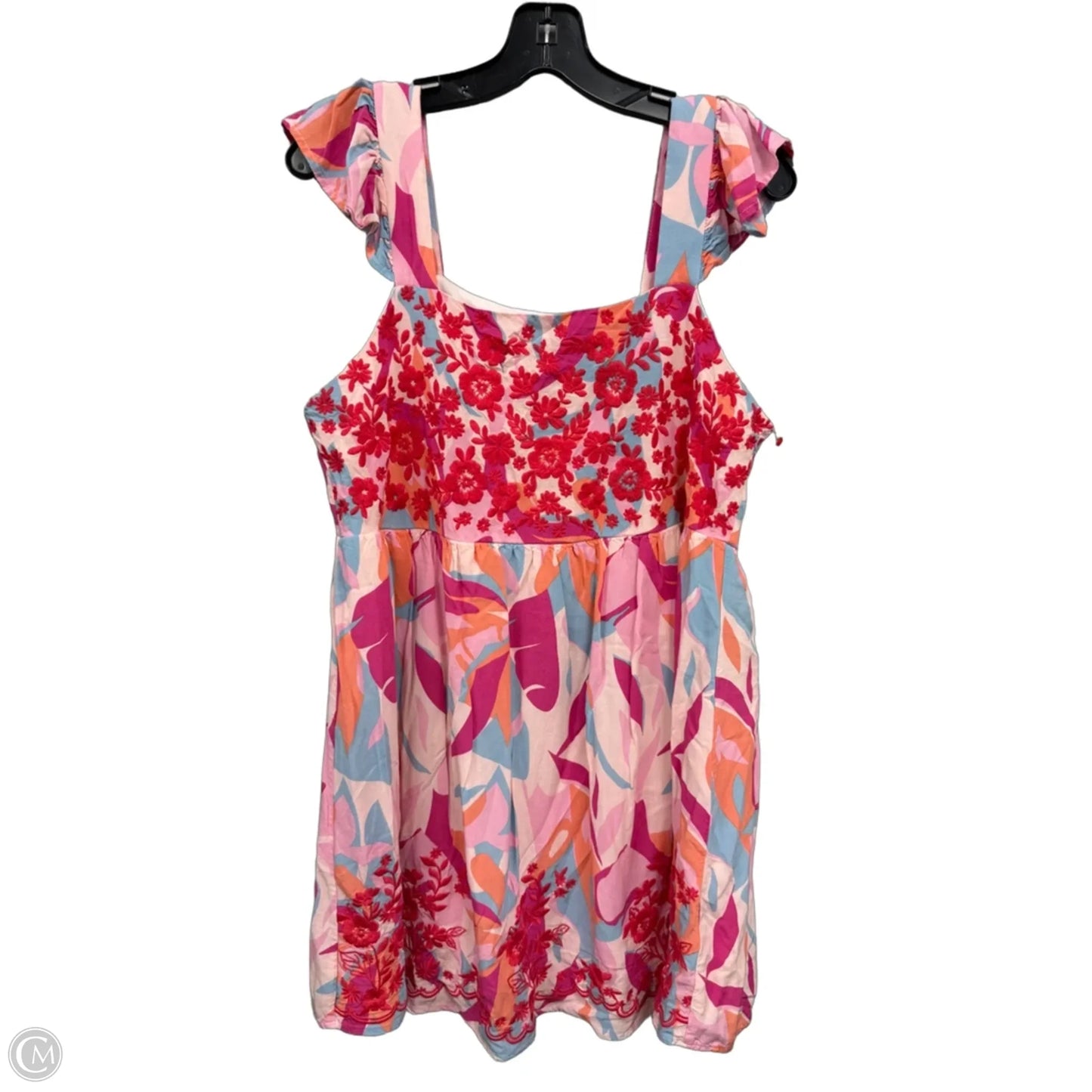 Dress Casual Short By Emily Wonder In Pink, Size: M