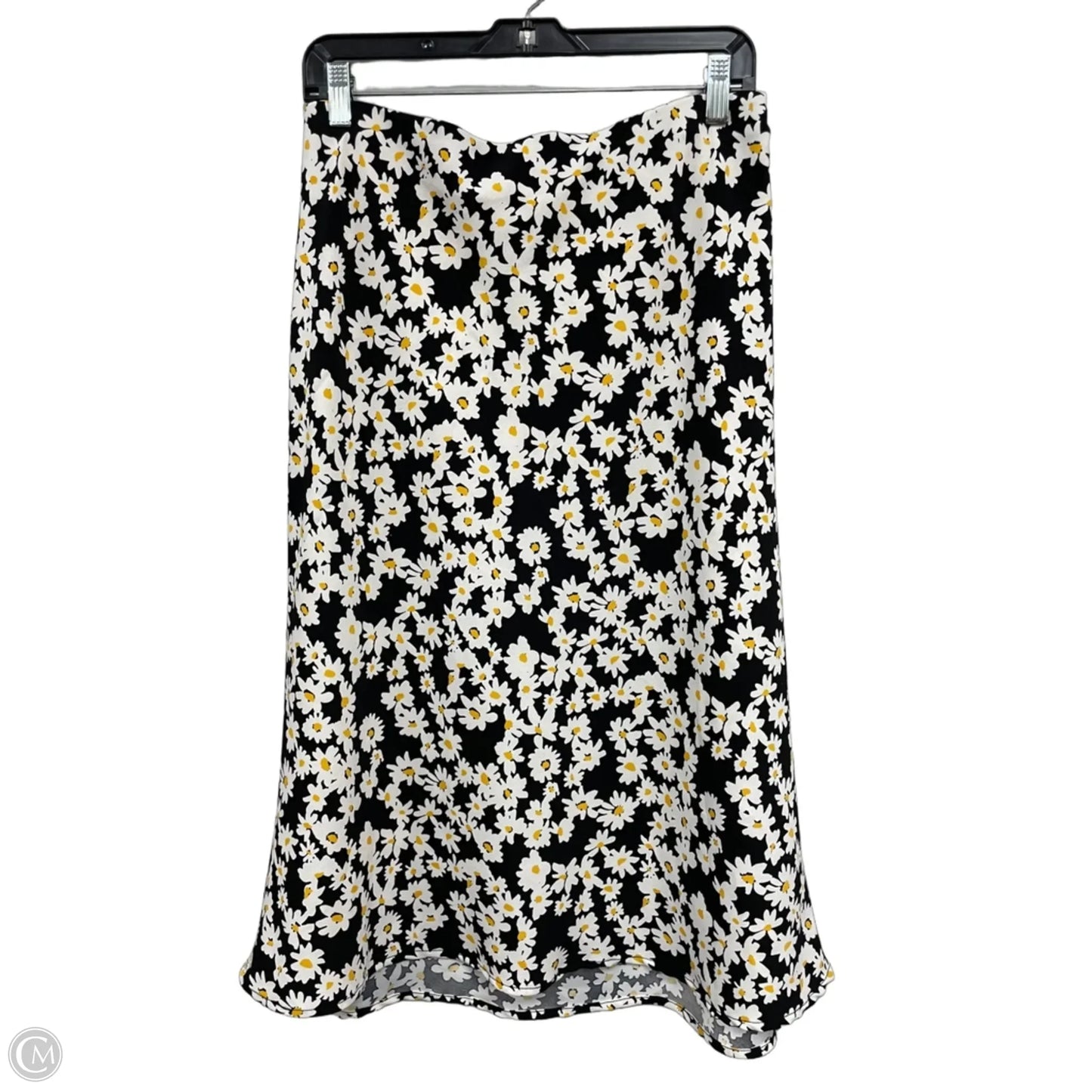 Skirt Midi By Rachel Zoe In Black & Yellow, Size: 8