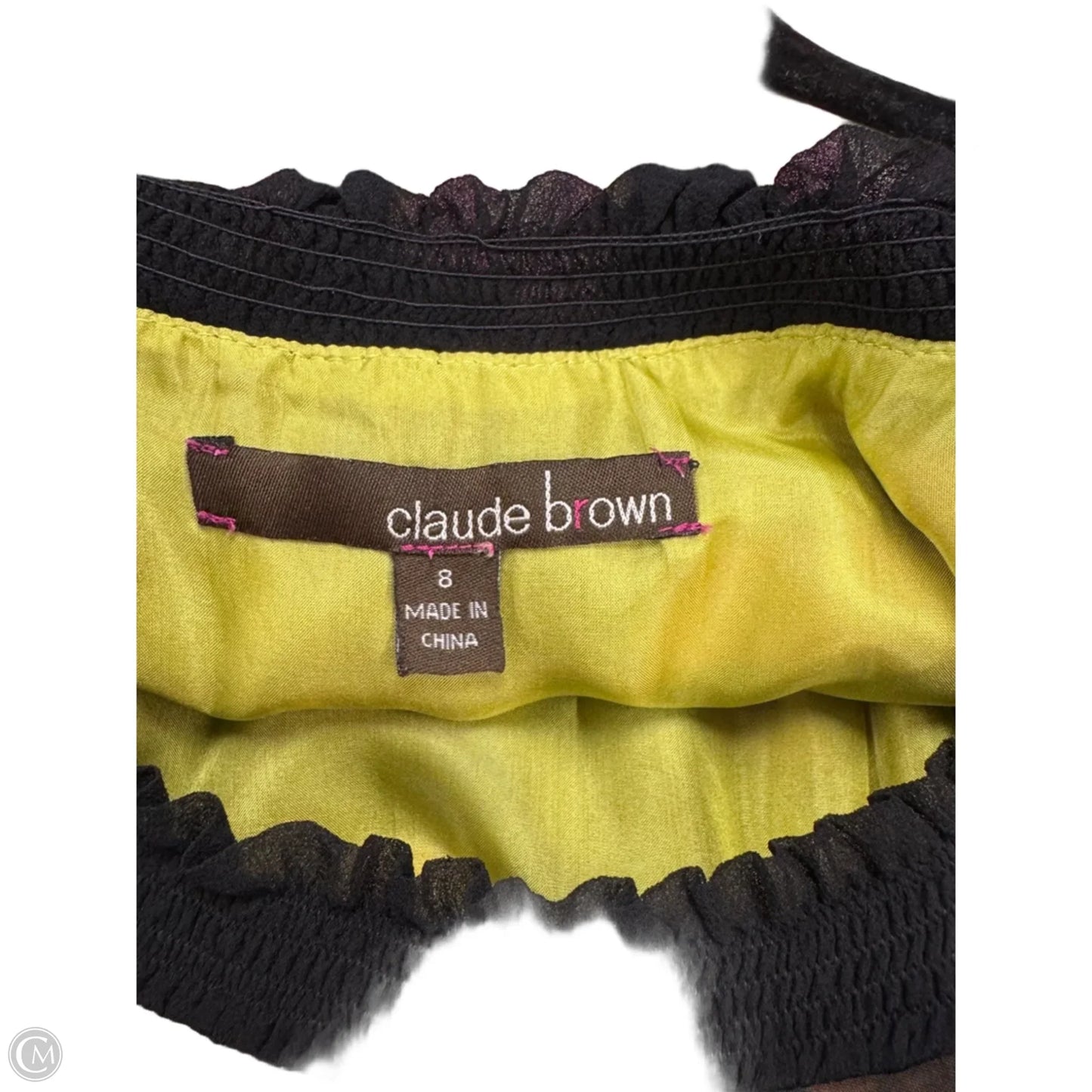 Dress Casual Short By Clothes Mentor In Black & Pink, Size: 8