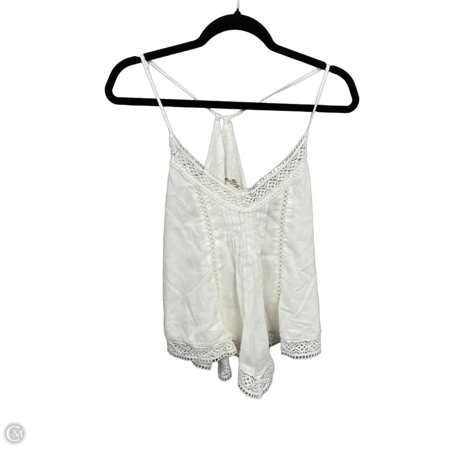 Top Sleeveless By Miss Me In White, Size: S