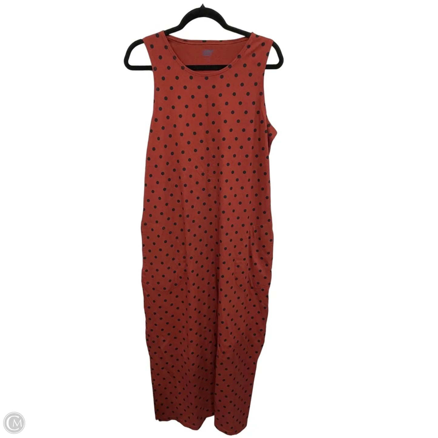 Dress Casual Maxi By Lands End In Bronze, Size: M