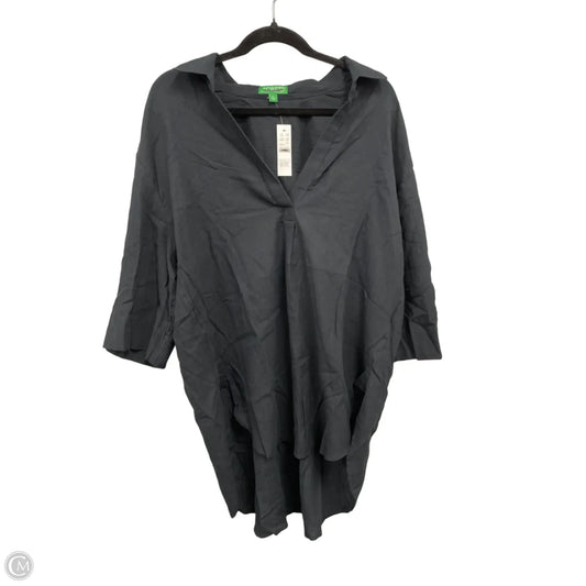 Tunic Short Sleeve By J. Crew In Black, Size: L