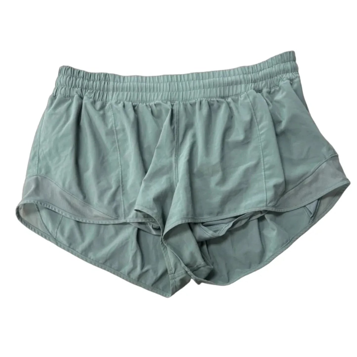 Athletic Shorts By Lululemon In Green, Size: Xl