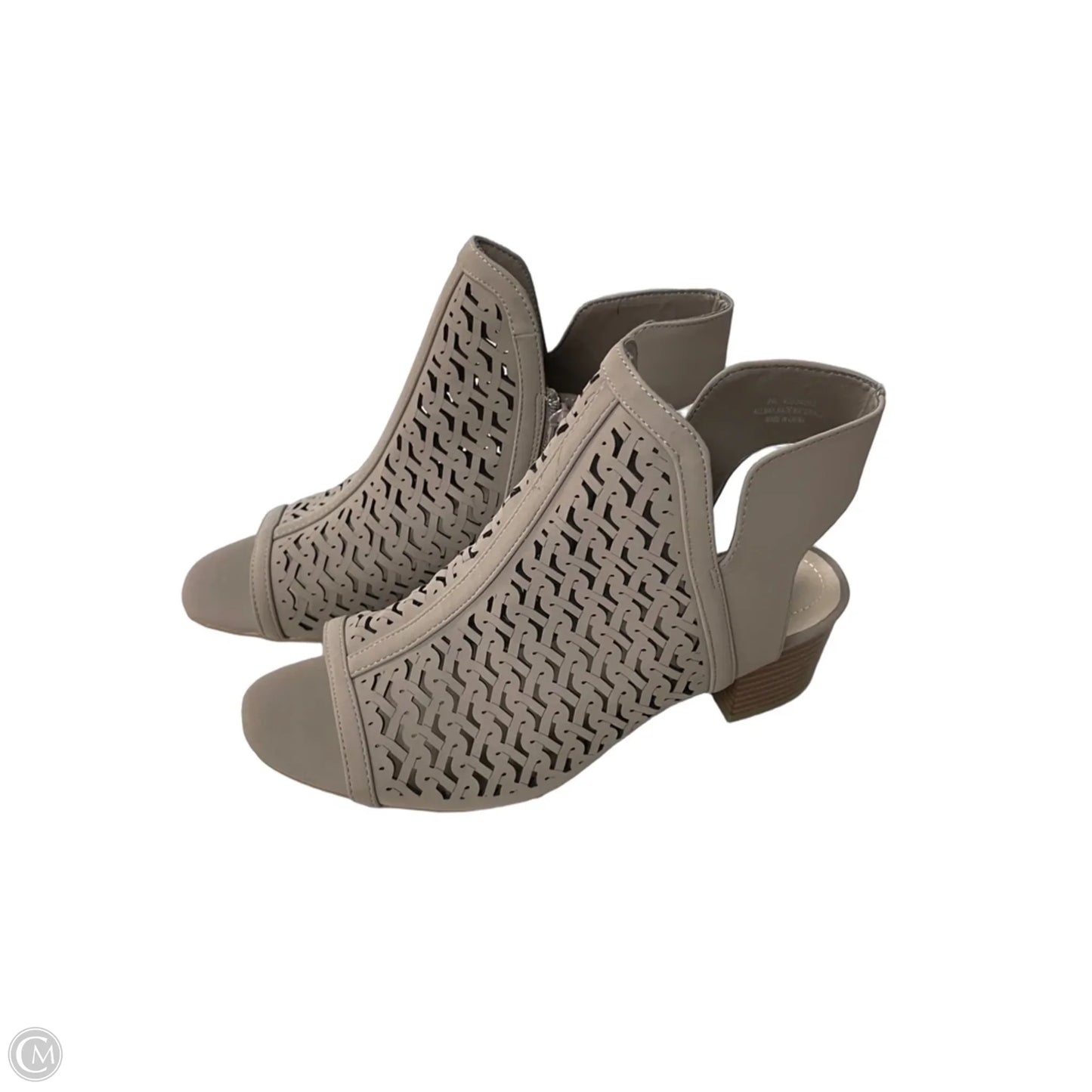 Shoes Heels Block By Clothes Mentor In Taupe, Size: 9