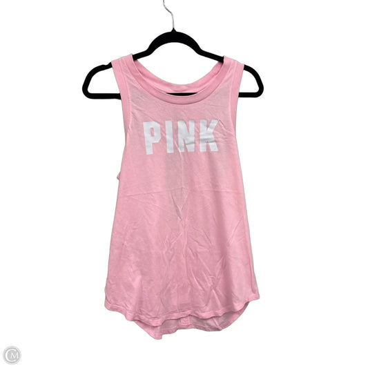 Athletic Tank Top By Pink In Pink, Size: S