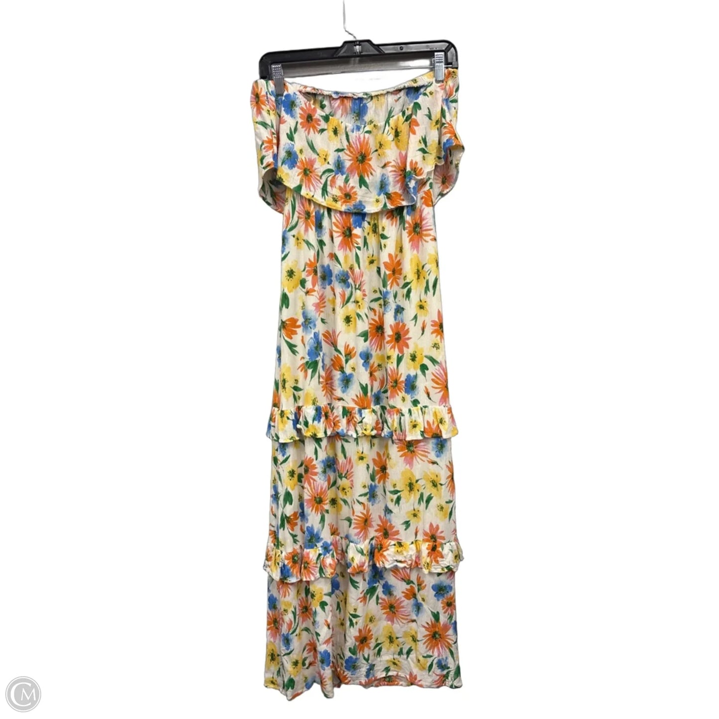 Dress Casual Maxi By Lush In Floral Print, Size: M