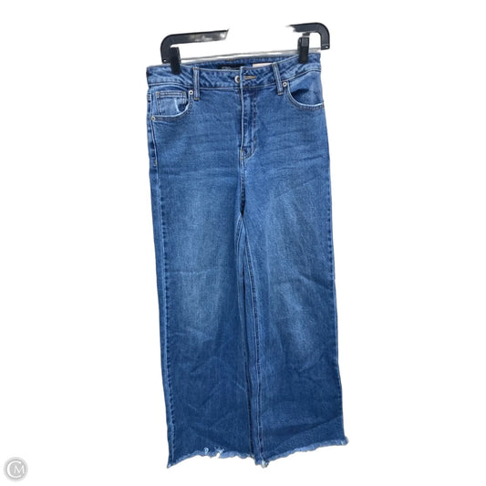 Jeans Wide Leg By Bcbgeneration In Blue Denim, Size: S