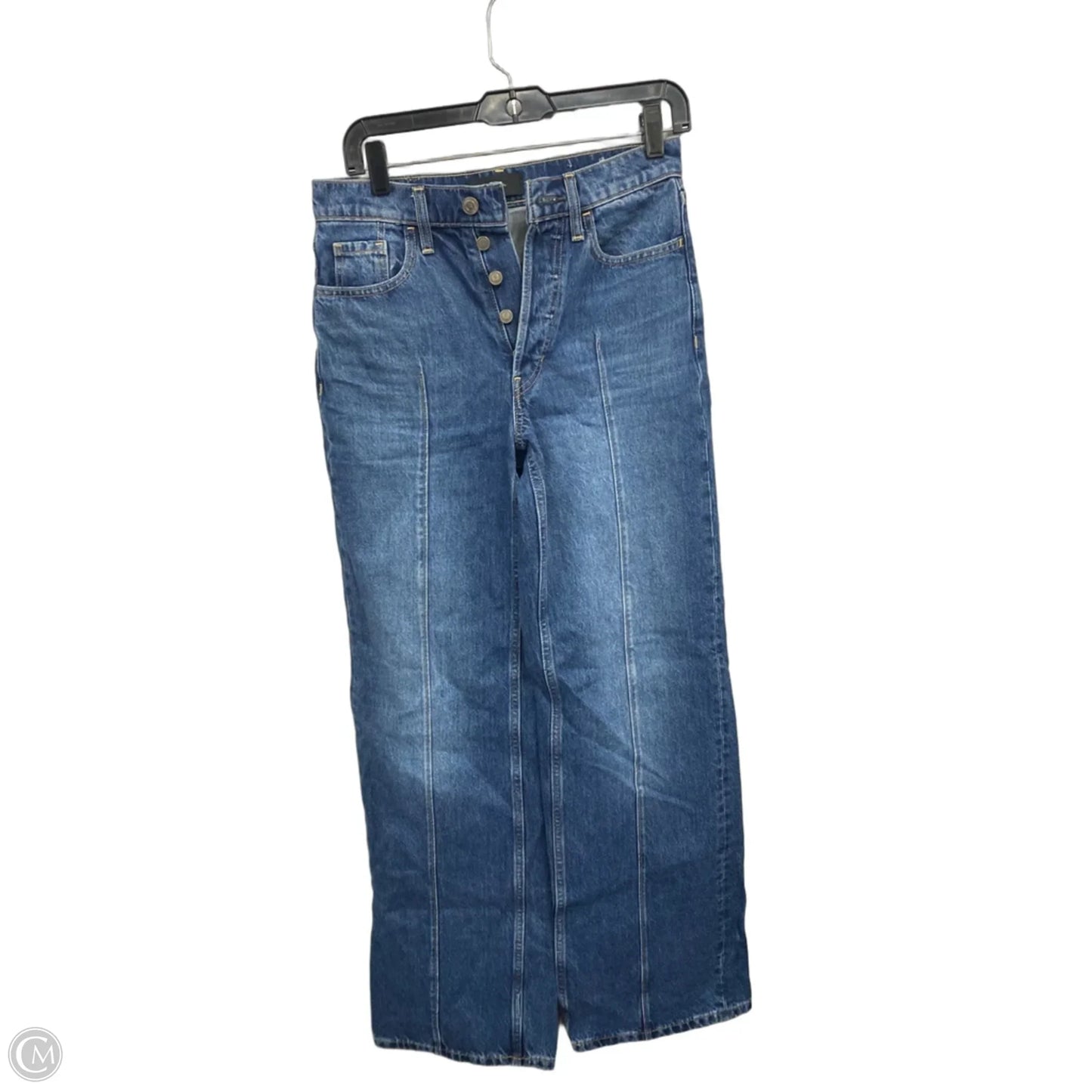 Jeans Wide Leg By Clothes Mentor In Blue Denim, Size: 2