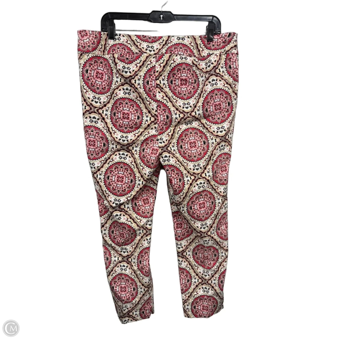 Pants Other By Chicos In Cream & Pink, Size: Xl