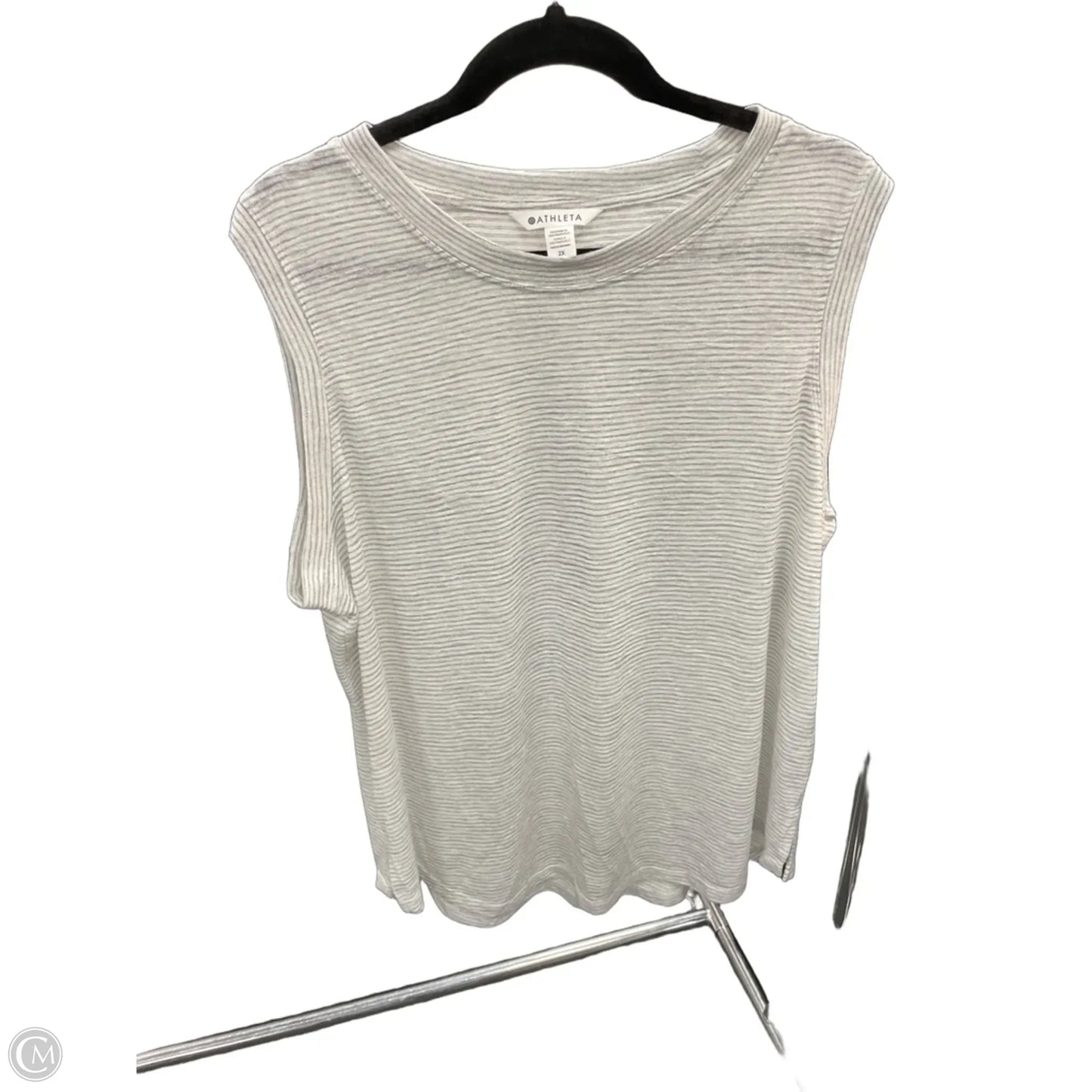 Athletic Tank Top By Athleta In Grey, Size: 2x
