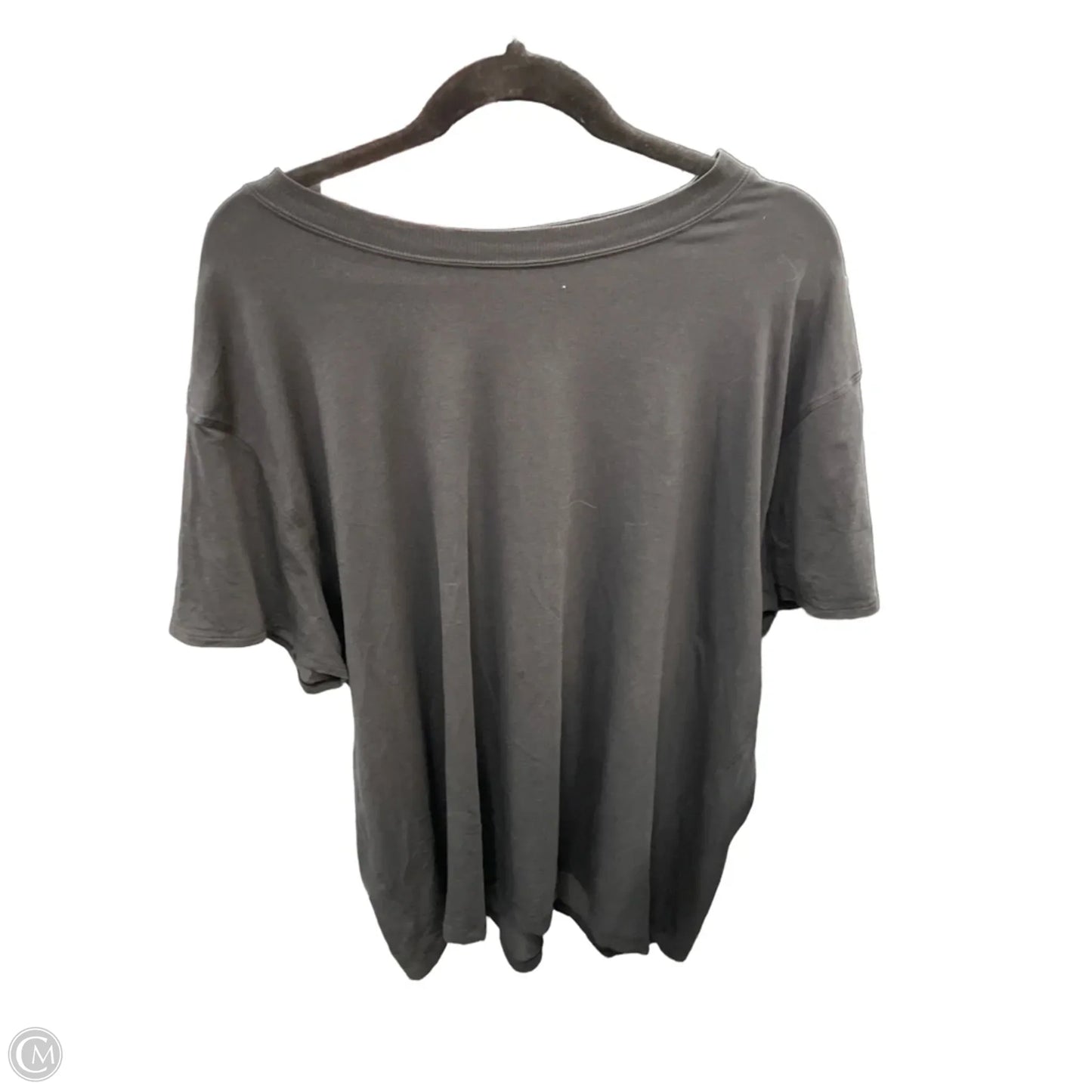 Athletic Top Short Sleeve By Lululemon In Black, Size: Xxl