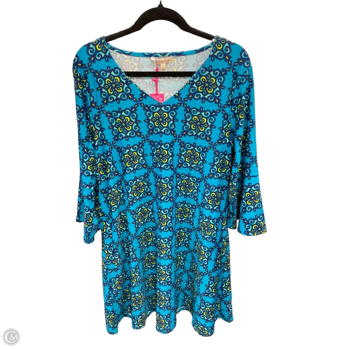Dress Casual Short By Clothes Mentor In Blue, Size: L