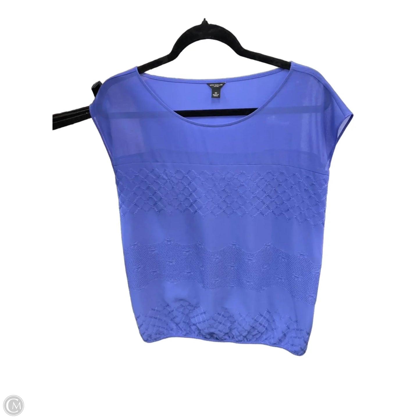 Top Sleeveless By Ann Taylor In Purple, Size: M