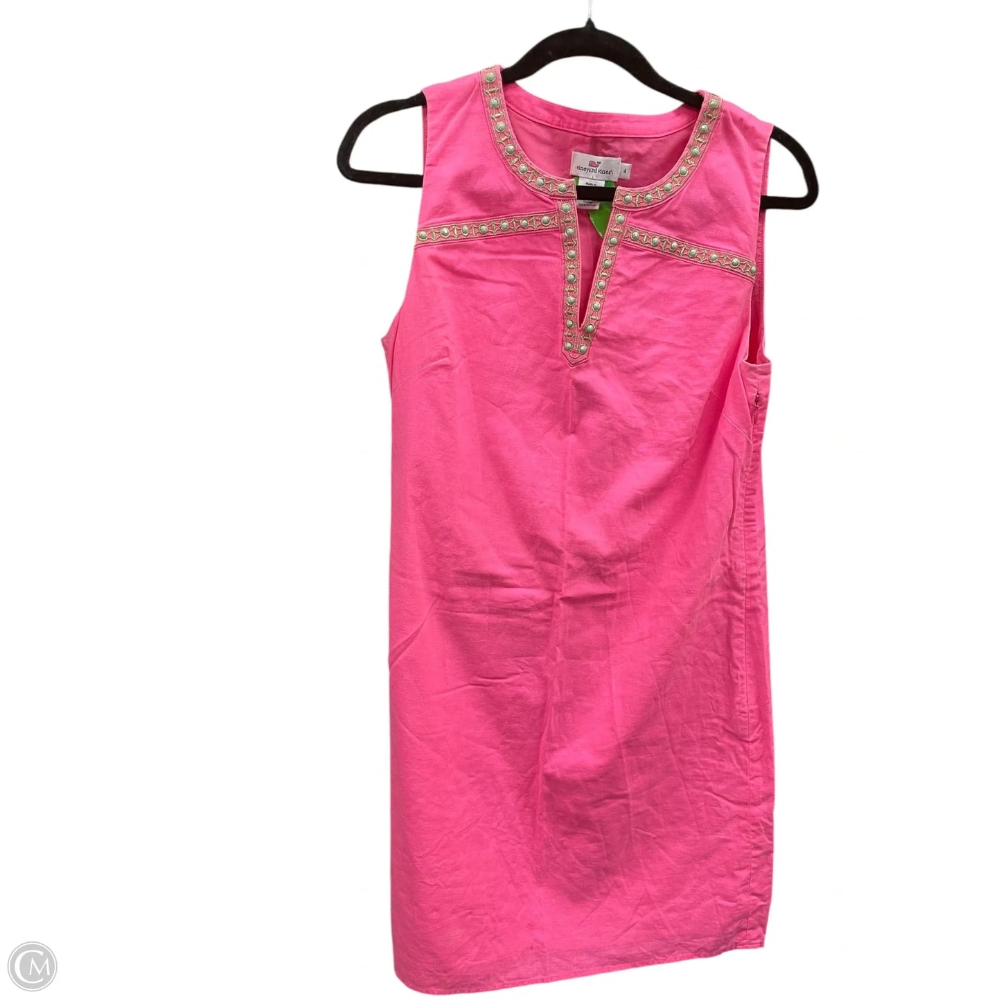 Dress Casual Short By Vineyard Vines In Pink, Size: 4