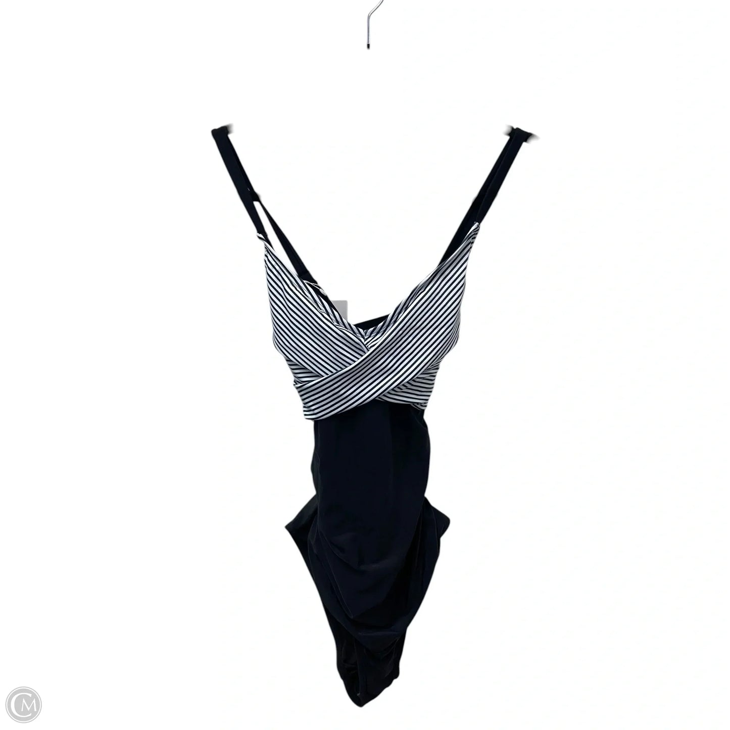 Swimsuit By Clothes Mentor In Black & White, Size: S