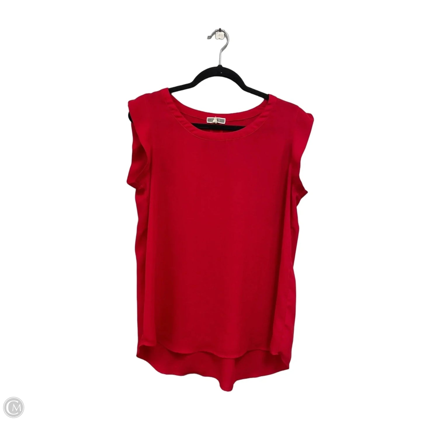 Top Short Sleeve By Pleione In Red, Size: M