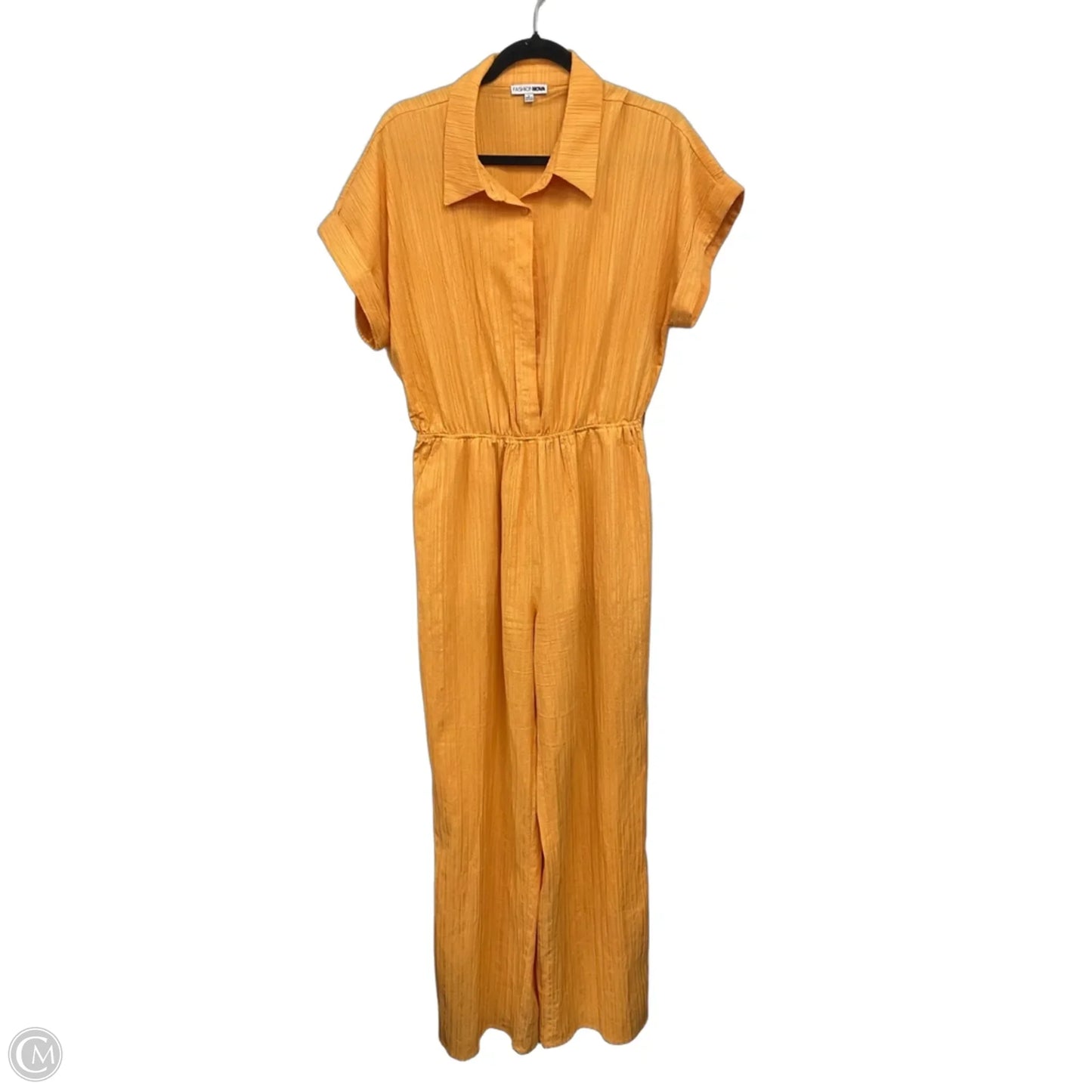 Jumpsuit By Fashion Nova In Orange, Size: L
