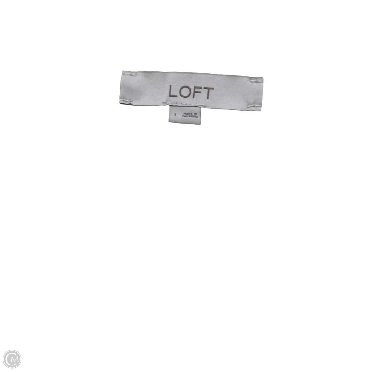 Sweater By Loft In Cream, Size: L