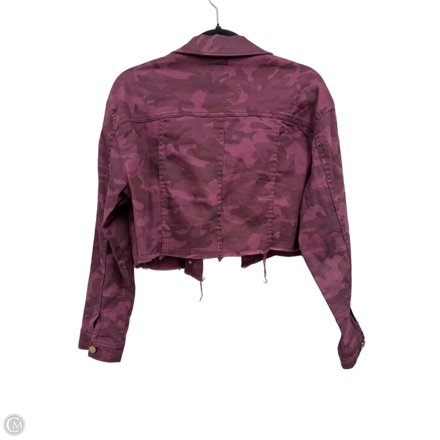 Jacket Denim By Wild Fable In Camouflage Print, Size: M