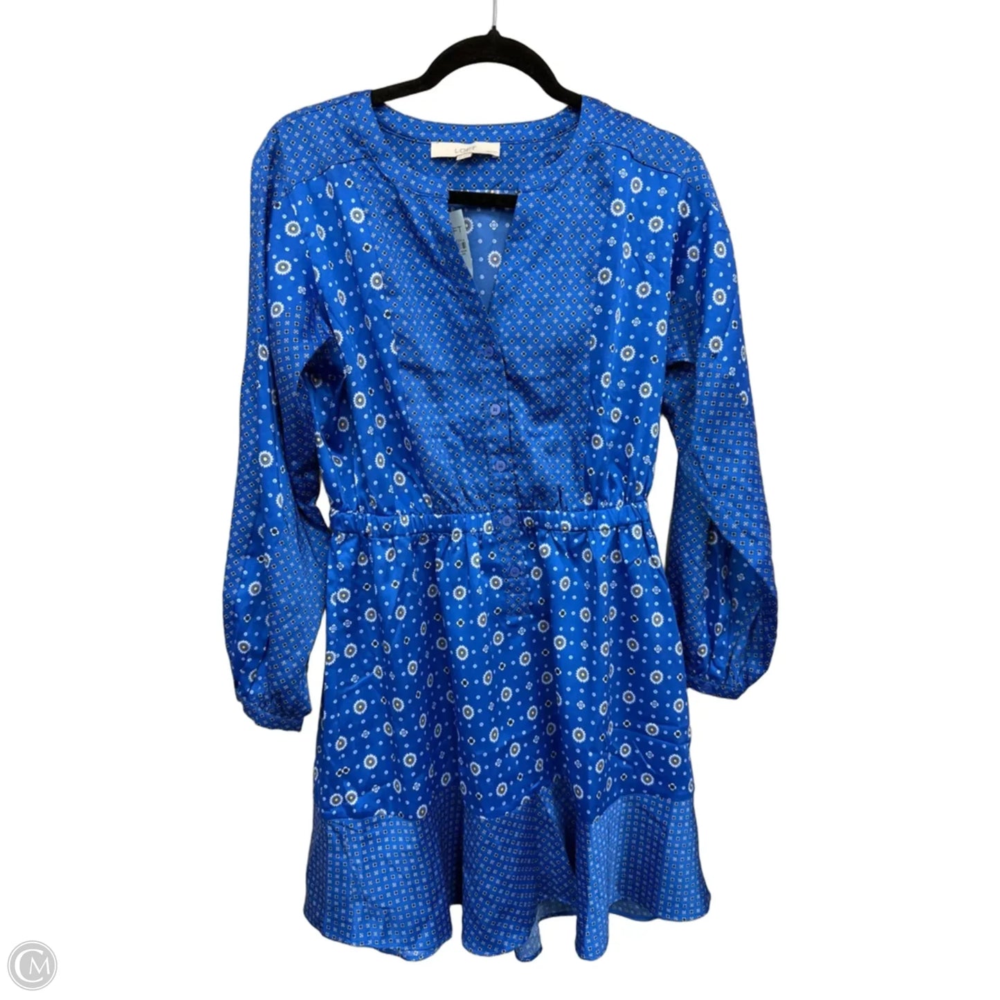 Dress Casual Short By Loft In Blue, Size: Mp