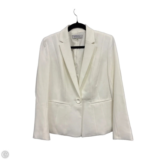 Blazer By Kasper In Ivory, Size: 6